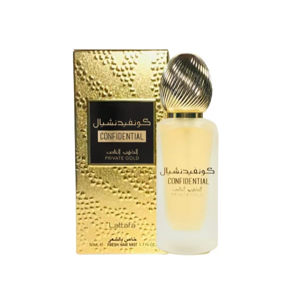 Confidential Private Gold Hair Mist 50ml - Mosa Parfum
